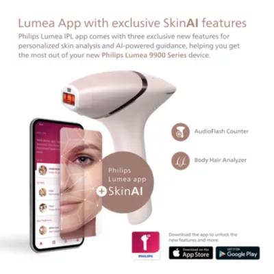 Philips Lumea Ipl 9900 Series - Dispositivo Di Epilazione Ipl Con Senseiq - Bri953/02
