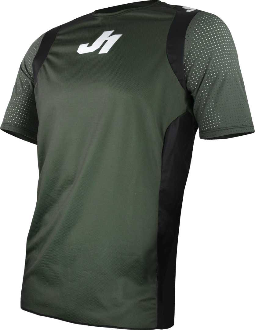 Just1 J-Flex Shortsleeve Bicycle Jersey, green, Size XL, green, Size XL