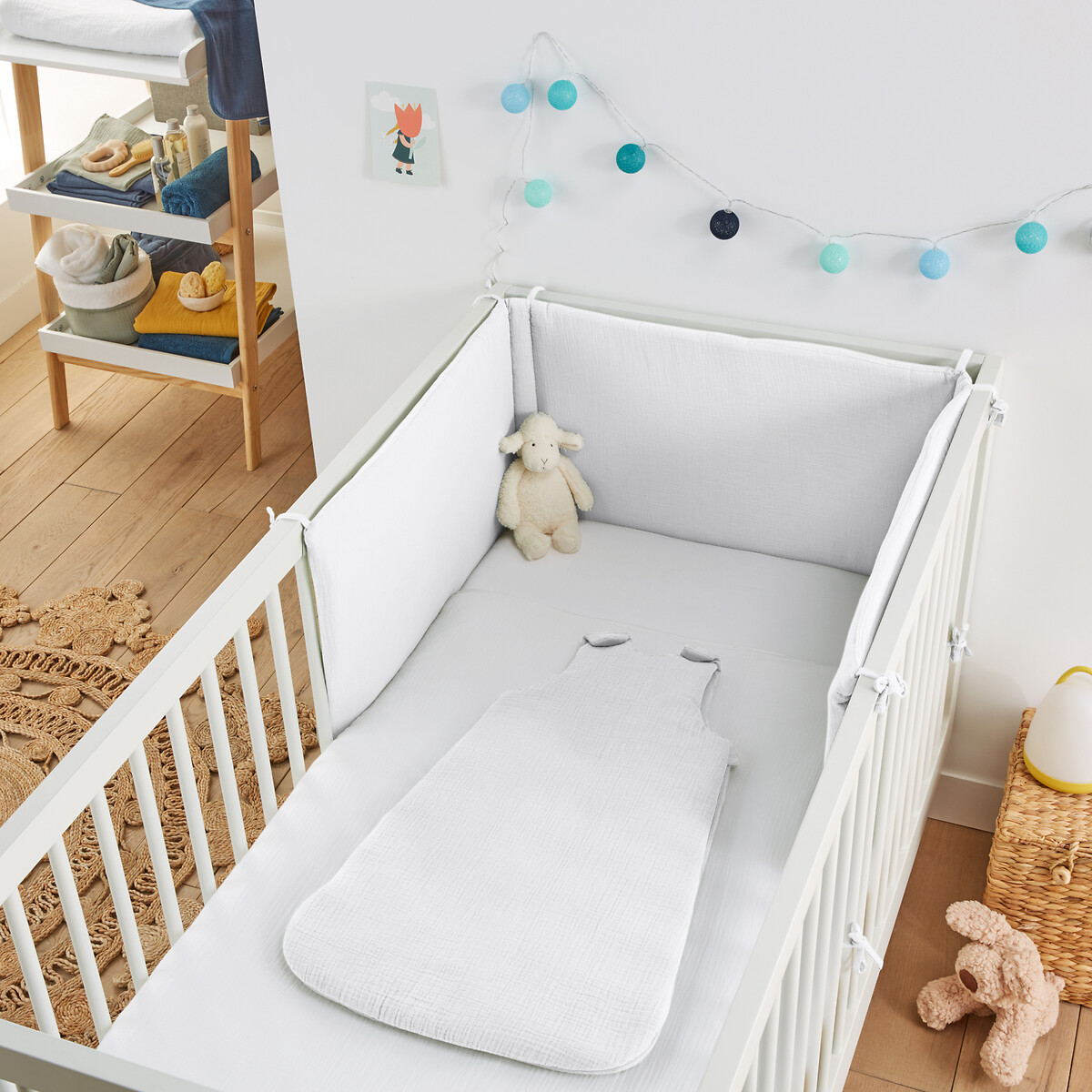 La Redoute Interieurs Kumla 100% Cotton Muslin Bed Bumper by La Redoute