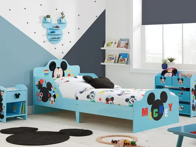 Disney Home Disney Mickey Mouse Single Bed, Blue