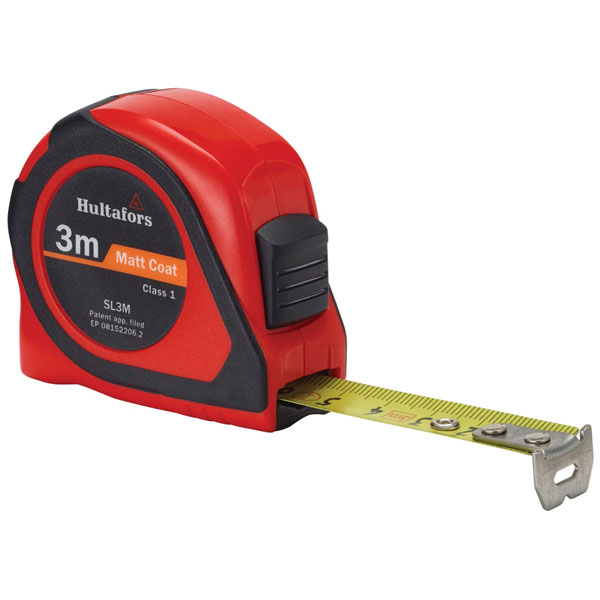 Hultafors SL3M Short Steel Tape 3m (Width 16mm) (Metric Only)