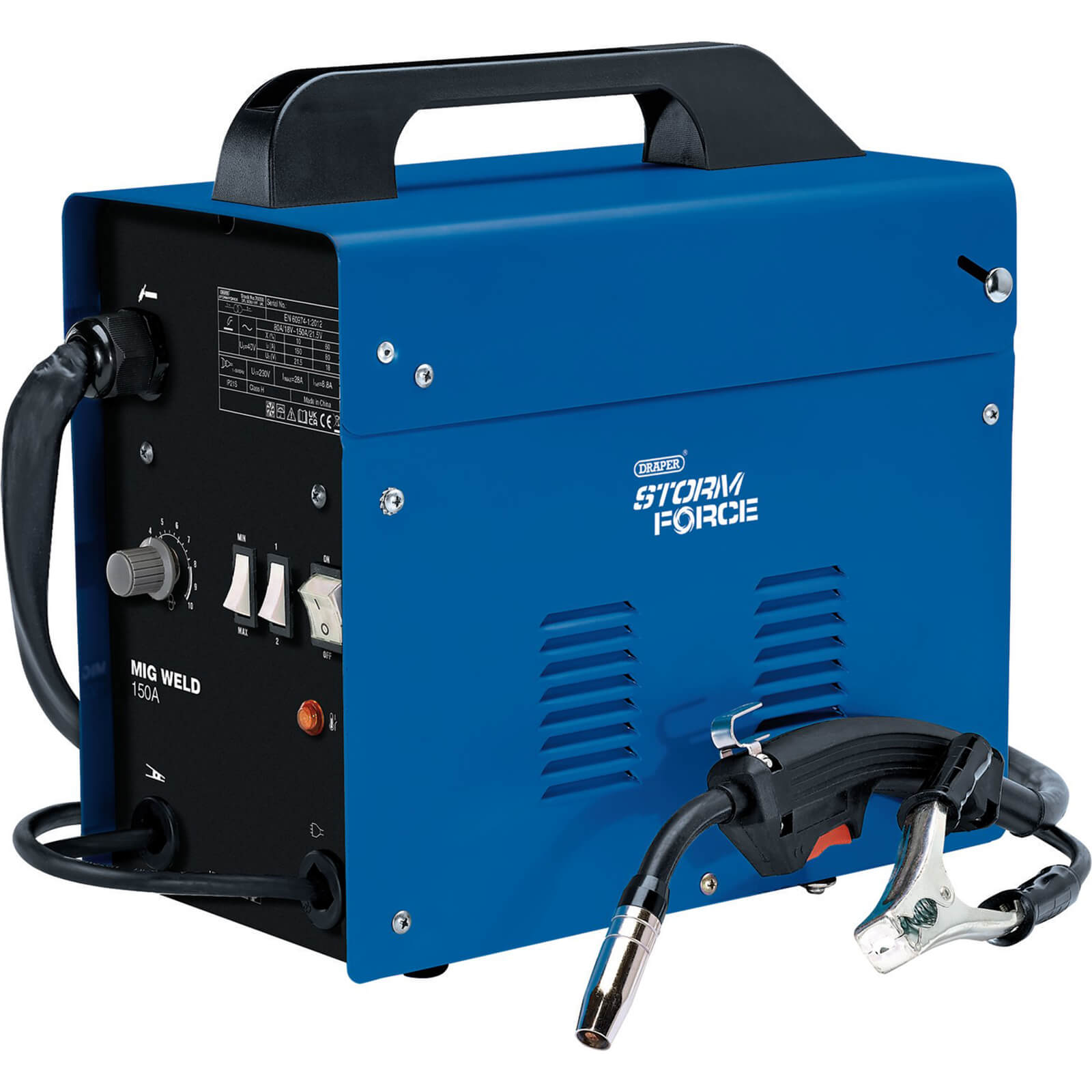  Storm Force Mw150a/sf Gasless 150a Mig Welder