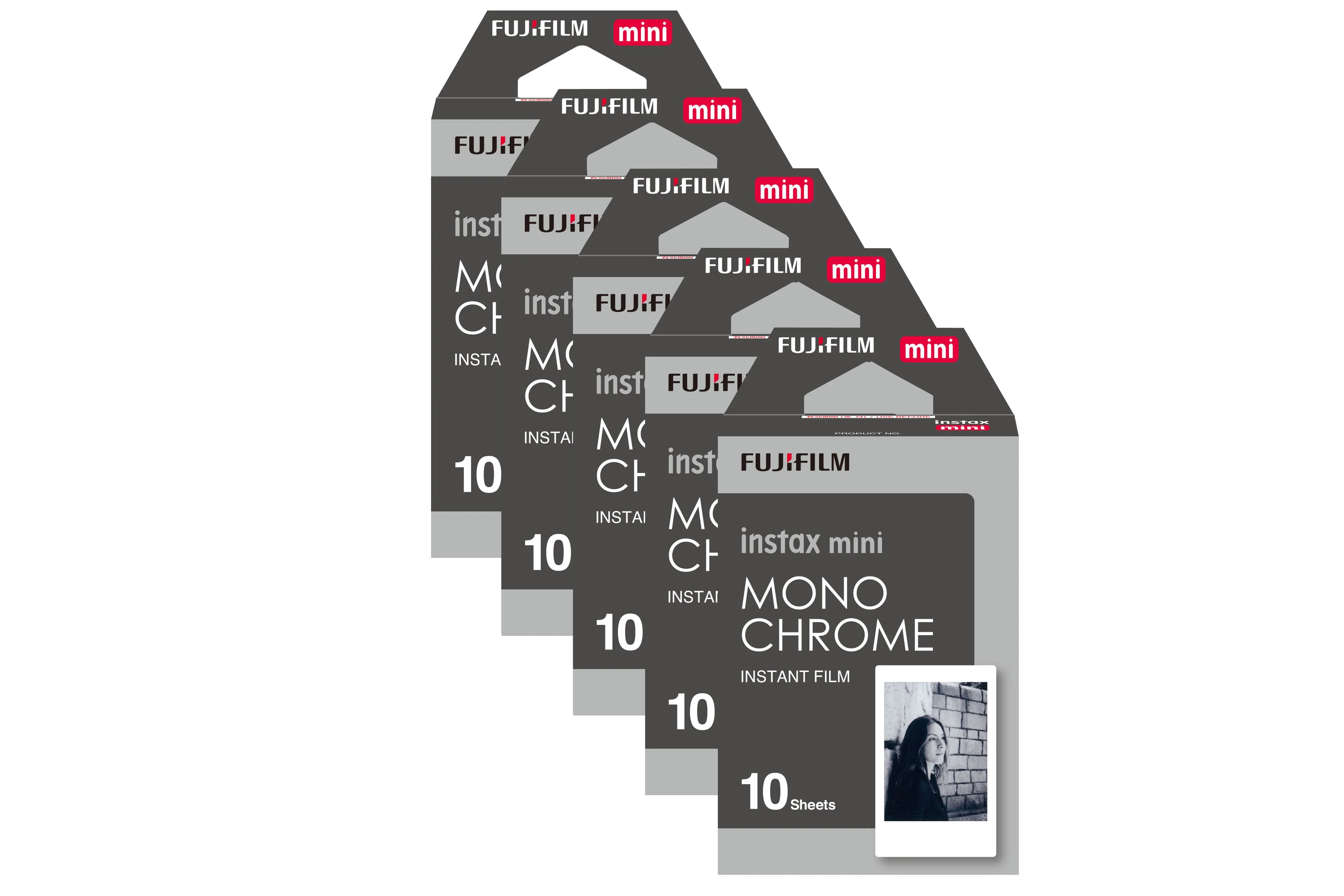 Fujifilm Instax Mini Instant Photo Film - Monochrome