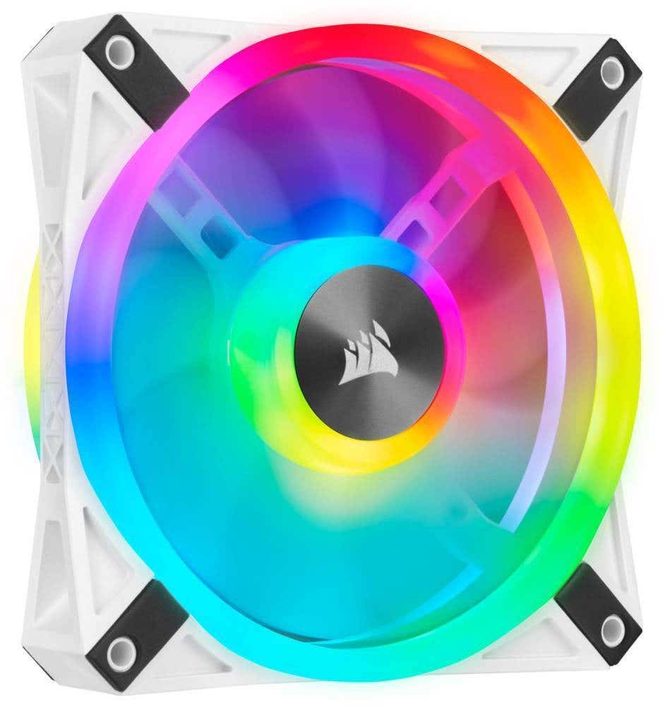 Corsair iCUE QL120 RGB (120mm) White PWM Cooling Fan