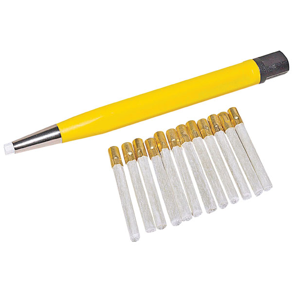 12 embouts de rechange pour grattoir fibres de verre Ø 4 mm RONA 800215 Ø 4 mm