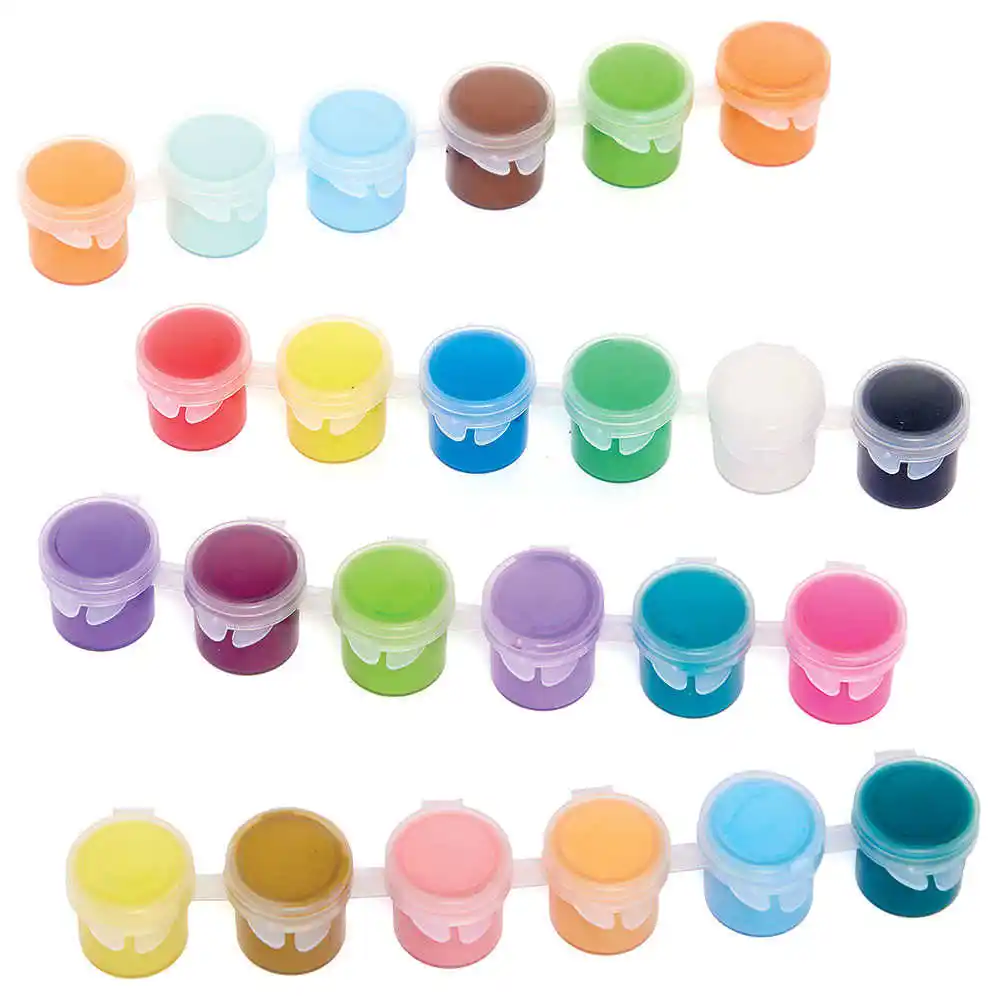 Baker Ross Acrylic Paint Pot Set (Pack of 24)