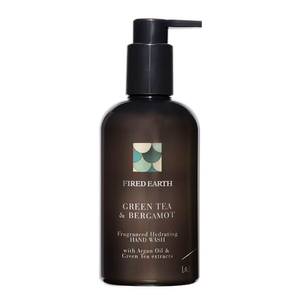 Wax Lyrical Fired Earth by Handwash 300ml Green Tea & Bergamot
