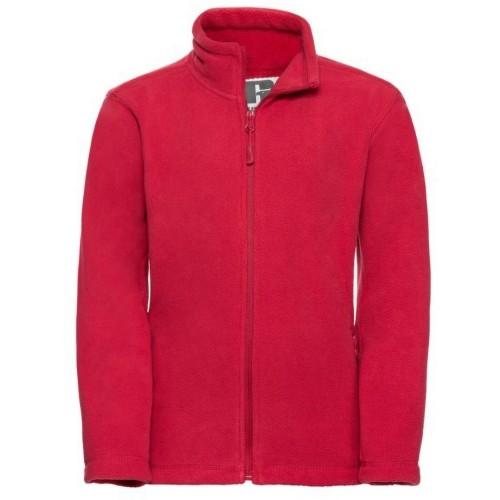  Jerzees Schoolgear Childrens Full Zip Outdoor Fleece Jacket (5-6) (Classic Red)
