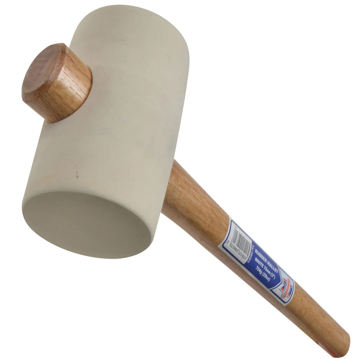 Faithfull FAIRMW3 Rubber Mallet - White 794g (28oz)