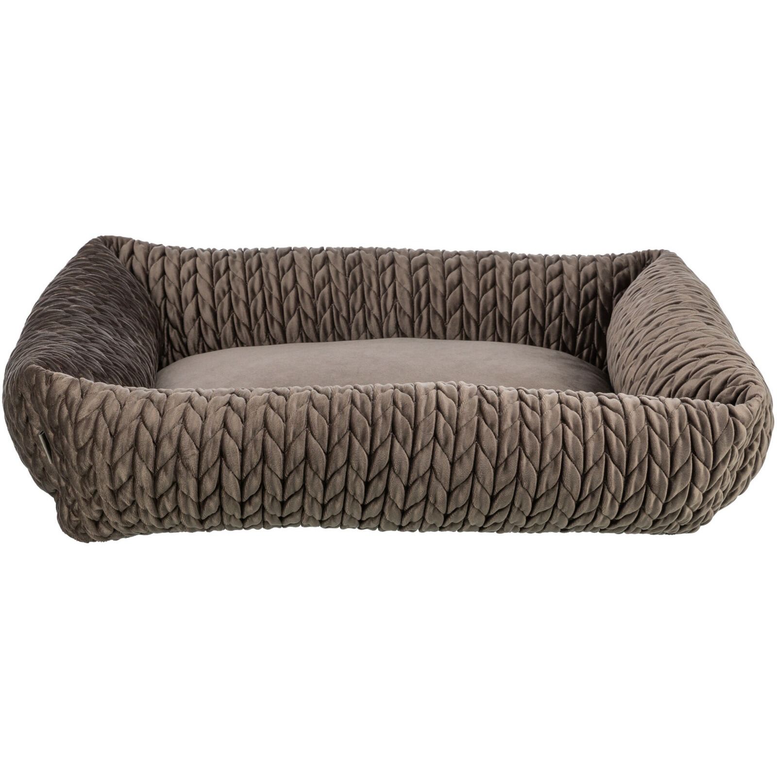 Trixie Livia Square Dog Bed Brown - 65cm x 50cm