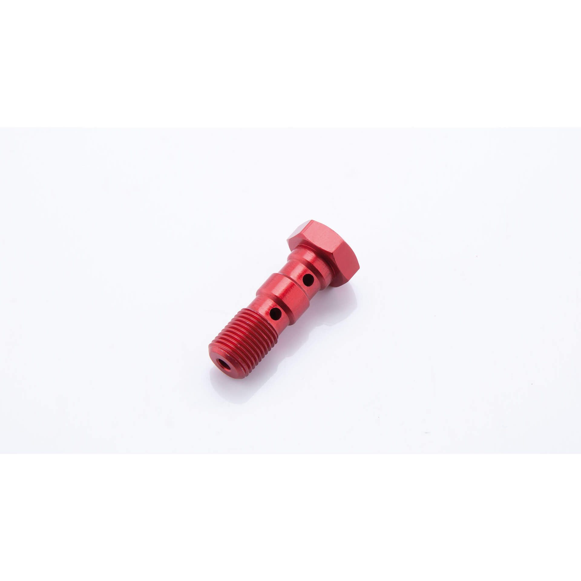 LSL Aluminium double banjo bolt M10x1.00, red, red
