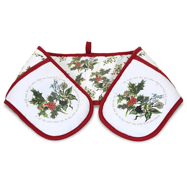 Portmeirion The Holly And The Ivy Double Oven Glove