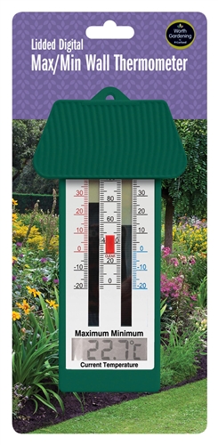 Garland Lidded Digital Max/Min Wall Thermometer