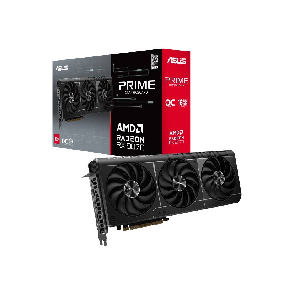 Asus Prime-rx9070-o16g Oc 16gb Graphics Card