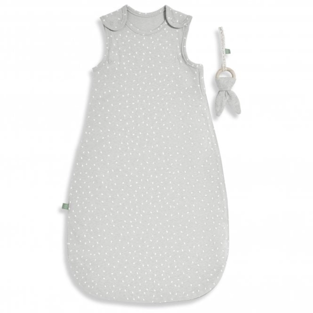 The Little Green Sheep Cotton Blend 1 TOG Baby Sleeping Bag white,brown