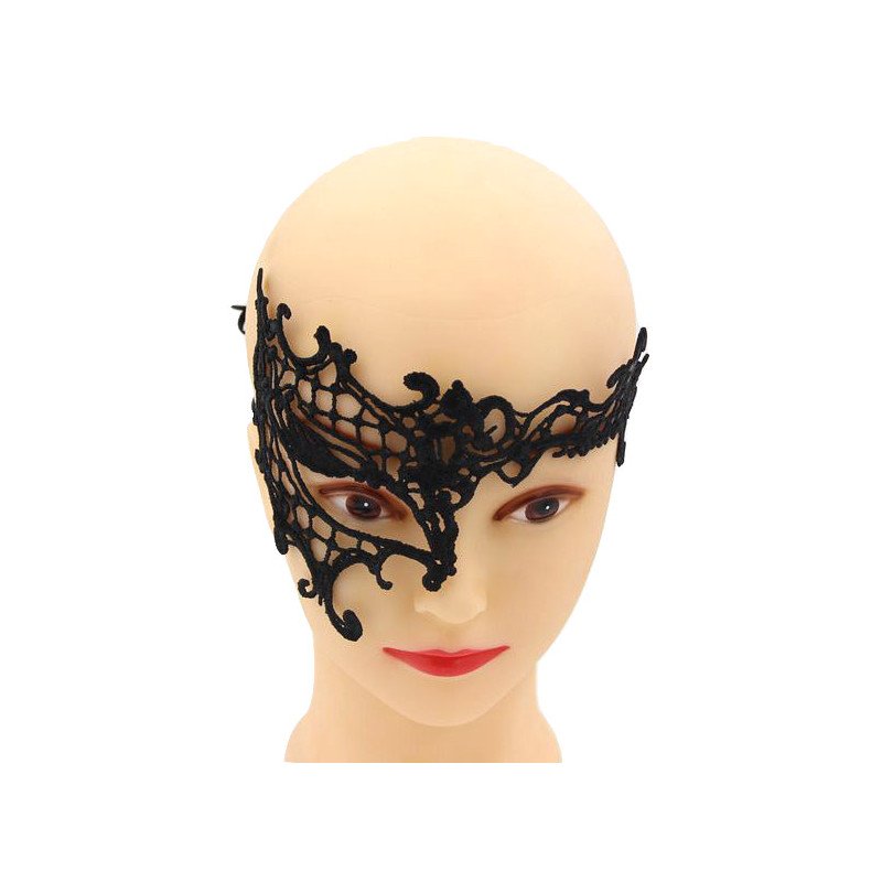 Maschera per gli occhi glamour e sensuale - Masquerade - Nero