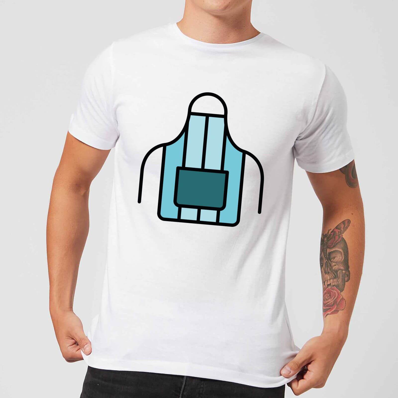 By IWOOT Cooking Apron Men's T-Shirt - XL - White | adult