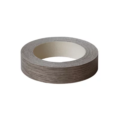 B&Q Iron On Pre Glued Oak Effect Grey Worktop Edging Tape, (L)5M (W)20mm
