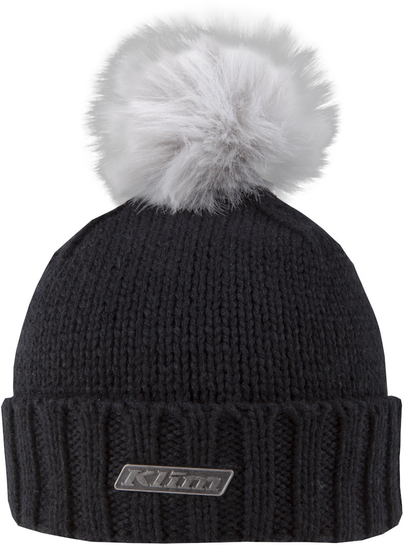 Klim Pom Ladies Beanie, black-grey for Women, black-grey, Size One Size for Women