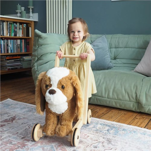 Little Bird Told Me Soft Push Along Animal, Peanut