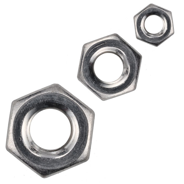  337533 A2 Stainless Steel Hex Nuts M5 - Pack Of 100