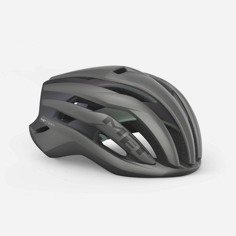 MET Trenta MIPS Road Bike Helmet - Grey / Iridescent / Large / 58cm / 61cm