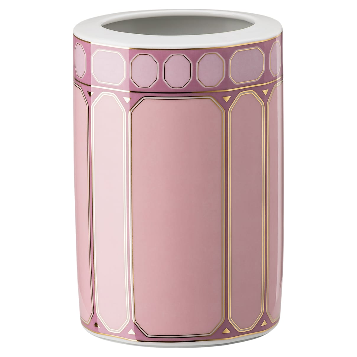 Swarovski Signum vase, Porcelain, Medium, Pink