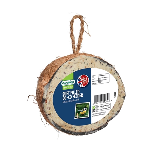 Gardman Suet Filled Co- Co Feeder - Display Box