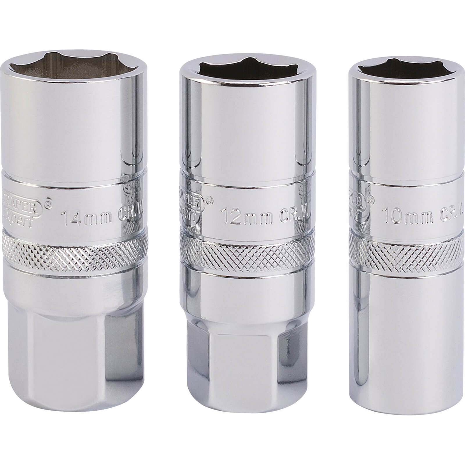 DRAPER 1/2'' Set of 3 Spark Plug Sockets