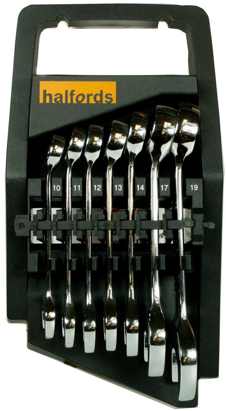 Halfords Advanced 7 piece Stubby Spanners Set