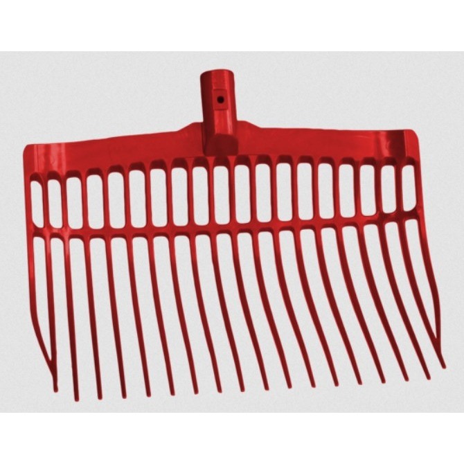Agrihealth Shaving fork plastic red without handle - One Size