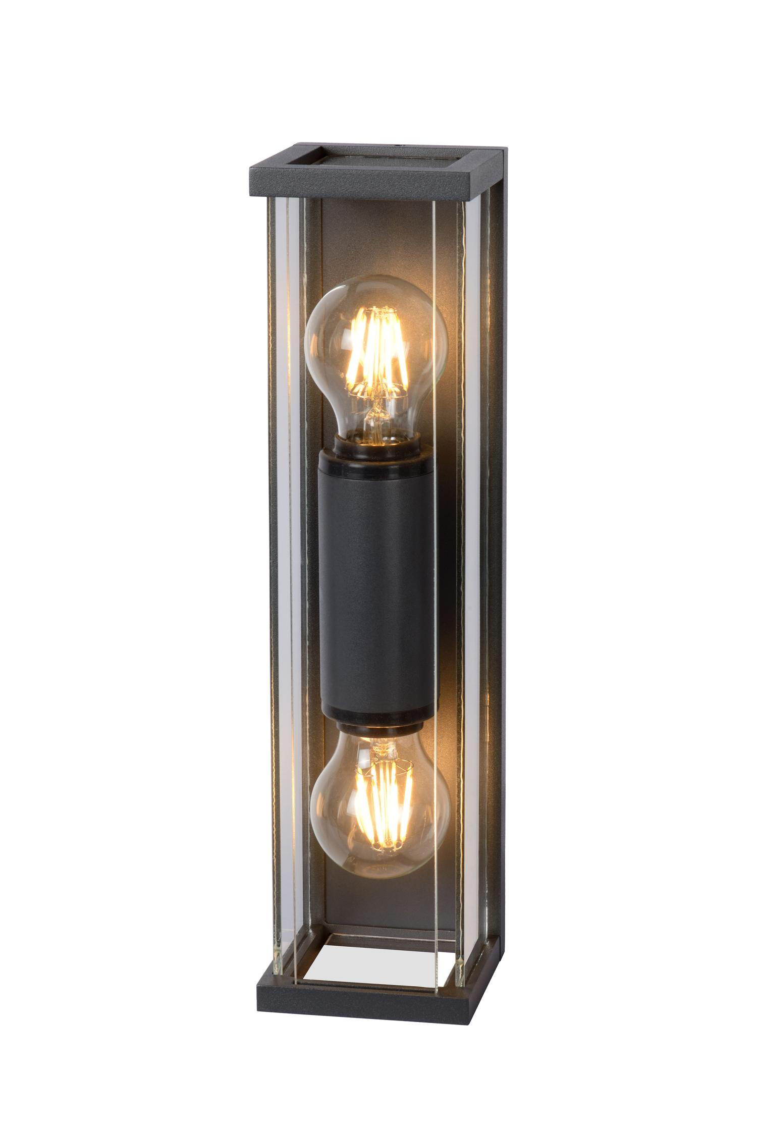 Lucide 40828 Lucide Combo Outdoor LED Post Light In Black Finish