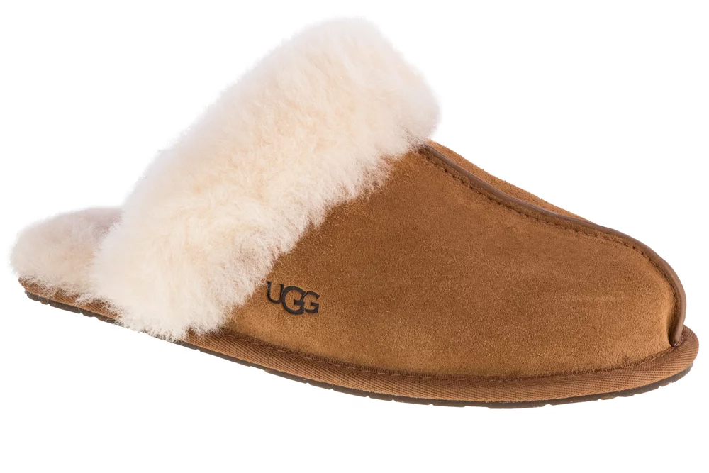 Ugg Womens Scuffette II Slippers (Chestnut) Colour: Chestnut, Size: 4