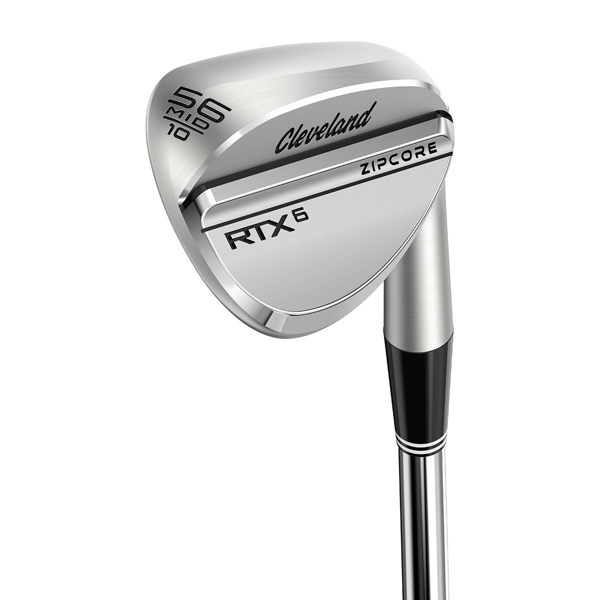 Cleveland Golf Mens Silver RTX ZipCore 6 Tour Satin Steel Right Hand Golf Wedge, Size: 60° | American Golf, 60°