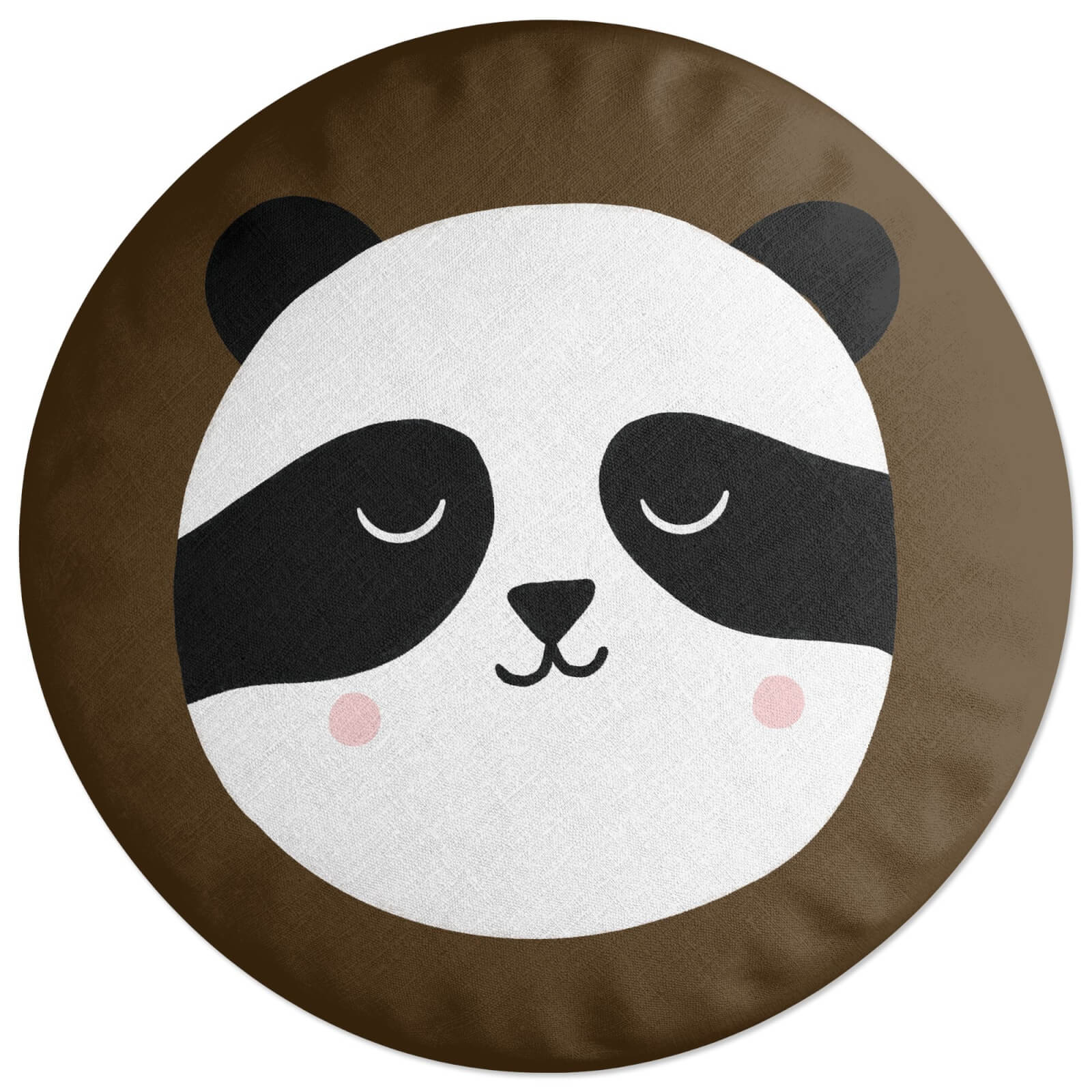 Circle Cushions Decorsome Panda Bear Round Cushion Round Cushion