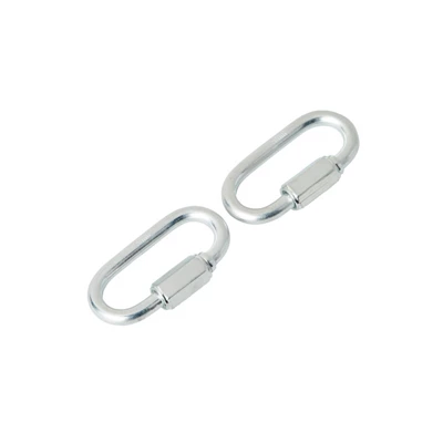 Diall Zinc-Plated Steel Quick Link (T)4mm, Pack Of 2
