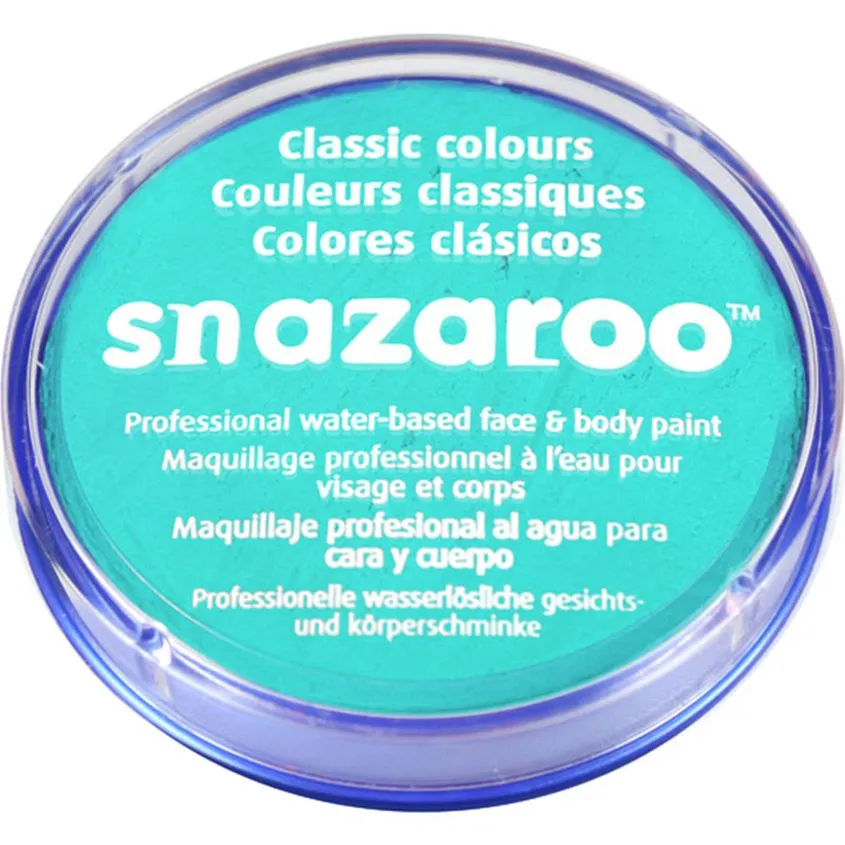 Vegaoo Snazaroo Classic Face Paint Turquoise 18ml