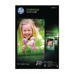 HP CR757A Everyday Photo Printer Paper, White, 10 x 15cm, 100 Sheets