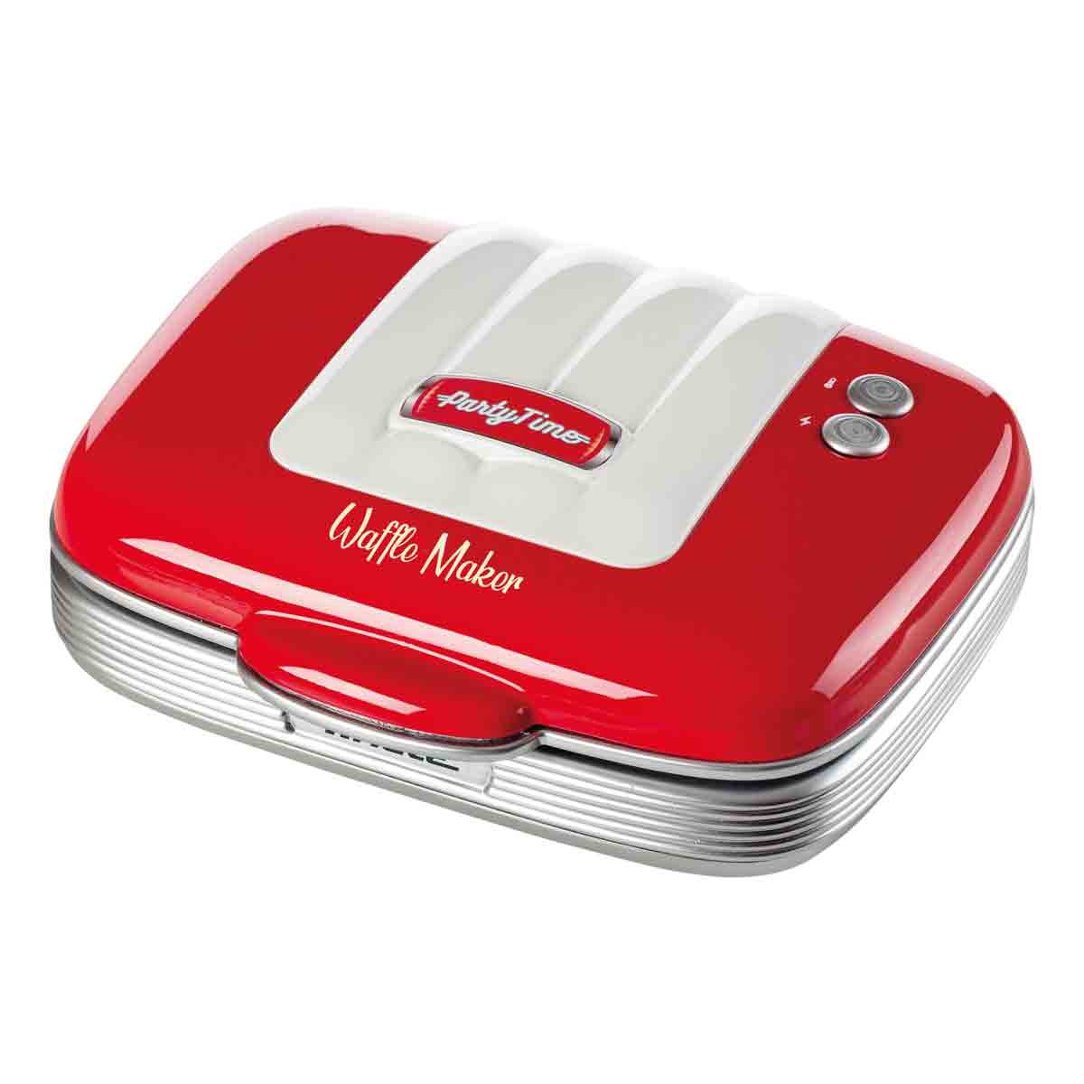 Ariete Party Time 1973 Waffle Maker - Red, Red