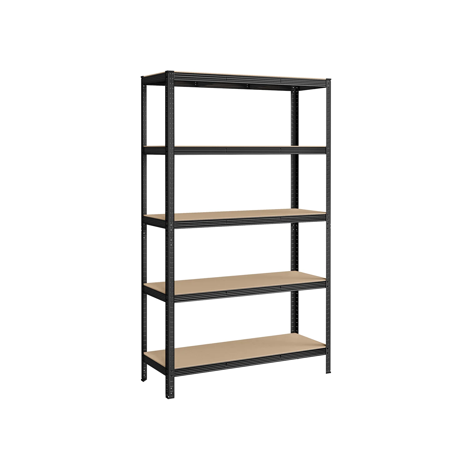 SONGMICS 5-Tier Shelving Unit, Steel Shelving Unit For Storage, Tool-Free Assembly, For Garage, Shed, Load Capacity 875 Kg