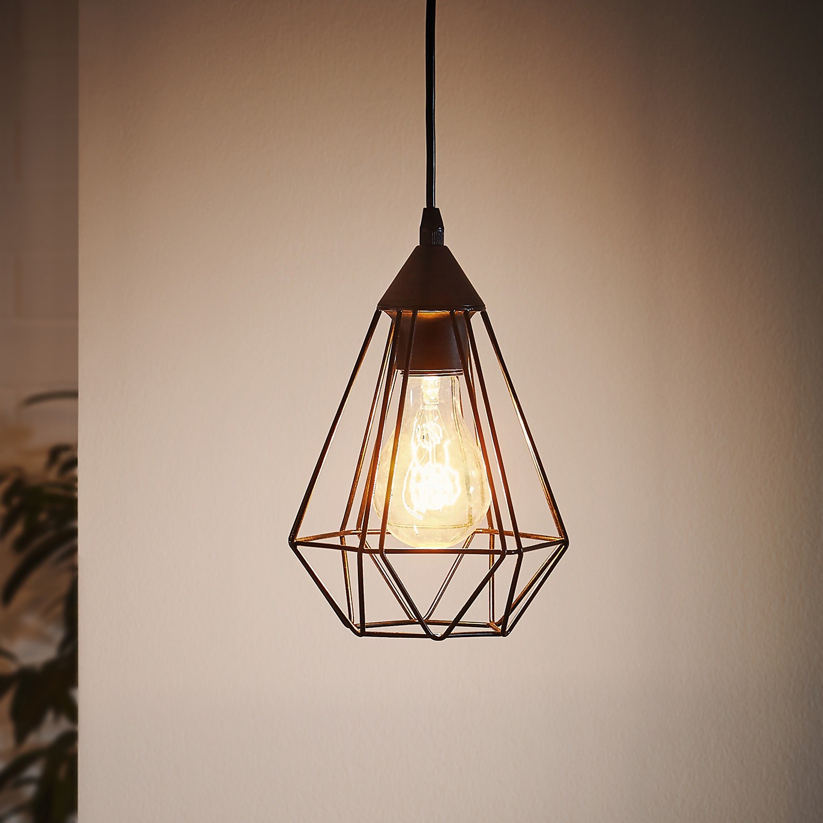 Eglo Tarbes Pendant Light - Black