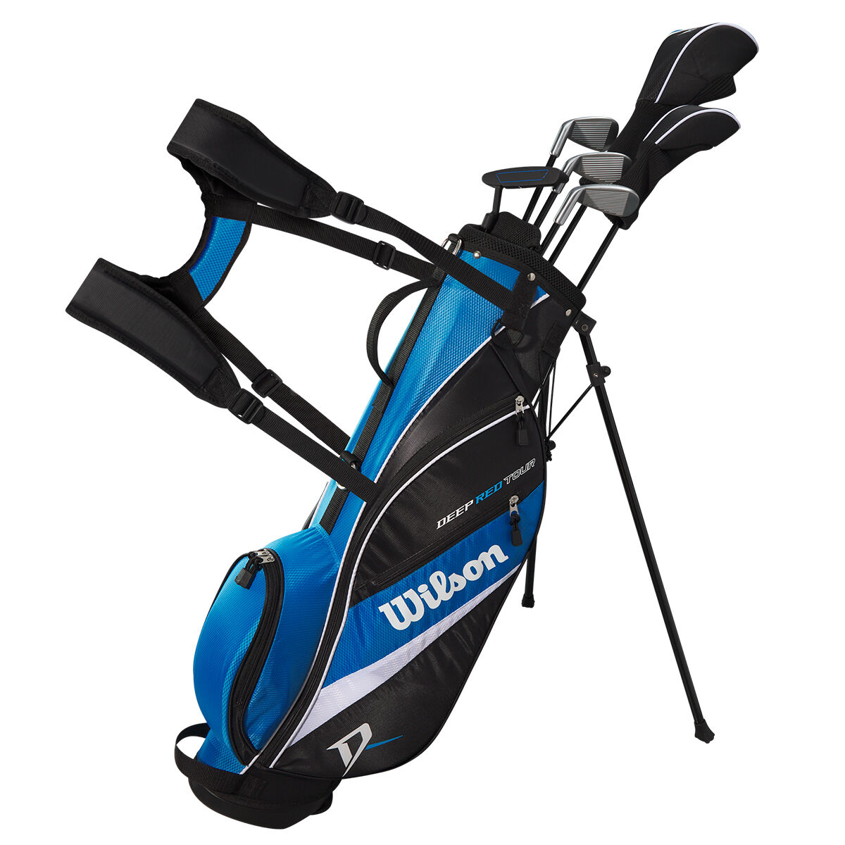 Wilson Deep Red Tour Junior Age 9-12 Golf Package, Unisex, Right hand | American Golf