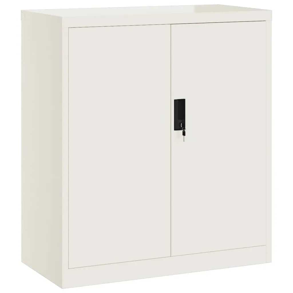 VidaXL File Cabinet White 79x40x90 Cm Steel