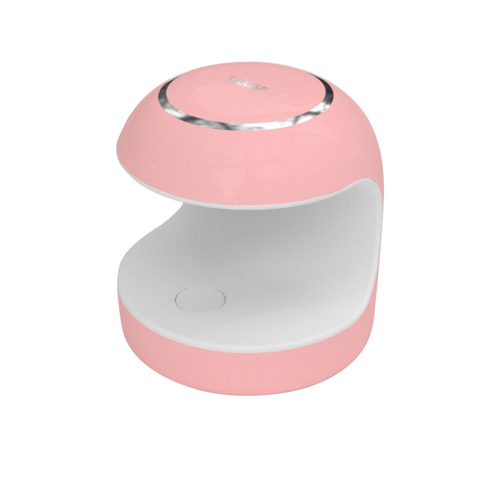 TOMTOP JMS Mini Uv Led Nail Lamp Gel Polish Nail Dryer Curing Lamp Usb Nail Uv Light Led Therapy Light Nail Pink