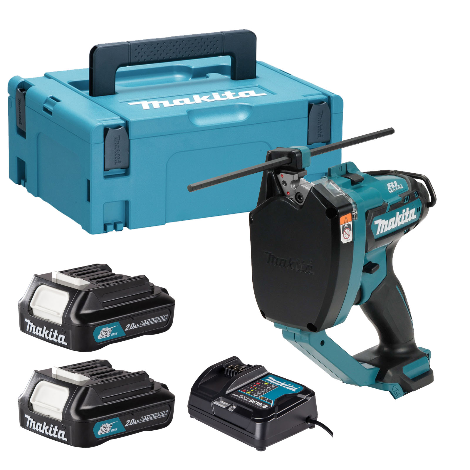 Makita SC103D 12v Max CXT Cordless Brushless Threaded Rod Cutter 2 x 2ah Li-ion Charger Case