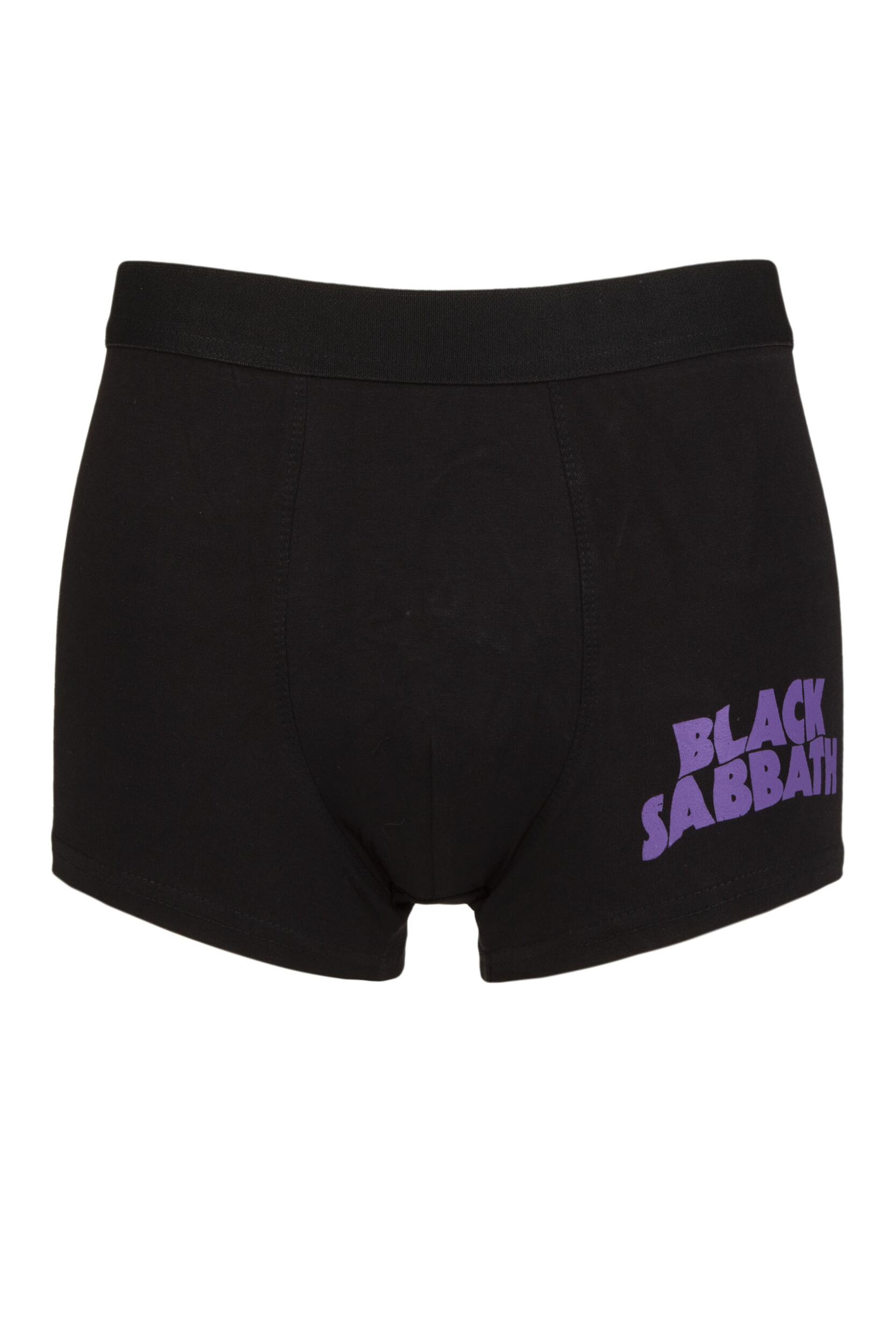 SOCKSHOP Music Collection 1 Pack Black Sabbath Boxer Shorts Black Large