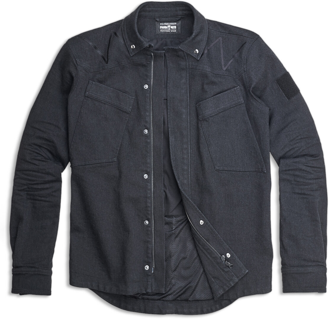 Pando Moto Capo Cor 01 Motorcycle Shirt, black, Size S, black, Size S