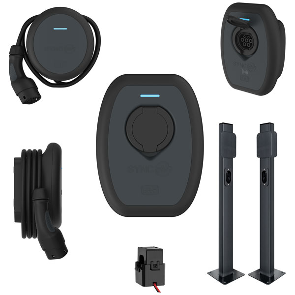 Sync EV BG Sync EV EVS7GGR Smart EV Charger 7.4kW WiFi 4G RFID