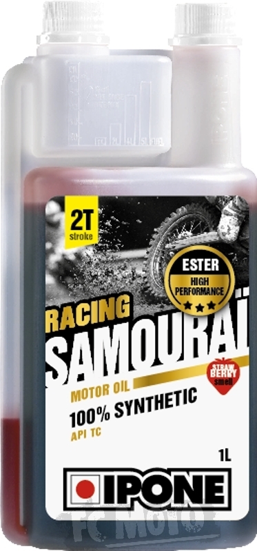 8253 Ipone Samourai Racing 2t Olio Motore 1 Litro Fragola