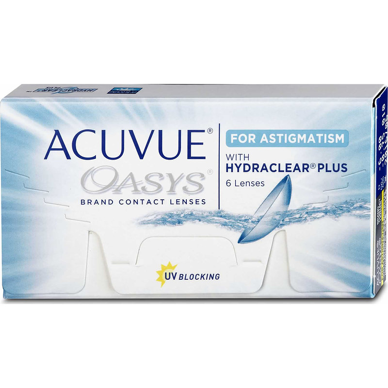Acuvue Oasys for Astigmatism (6 contact lenses) A10BC8.6CY-0.75D14.5P